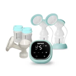 Zomee Z2 Breast Pump with Manual Pump Converter